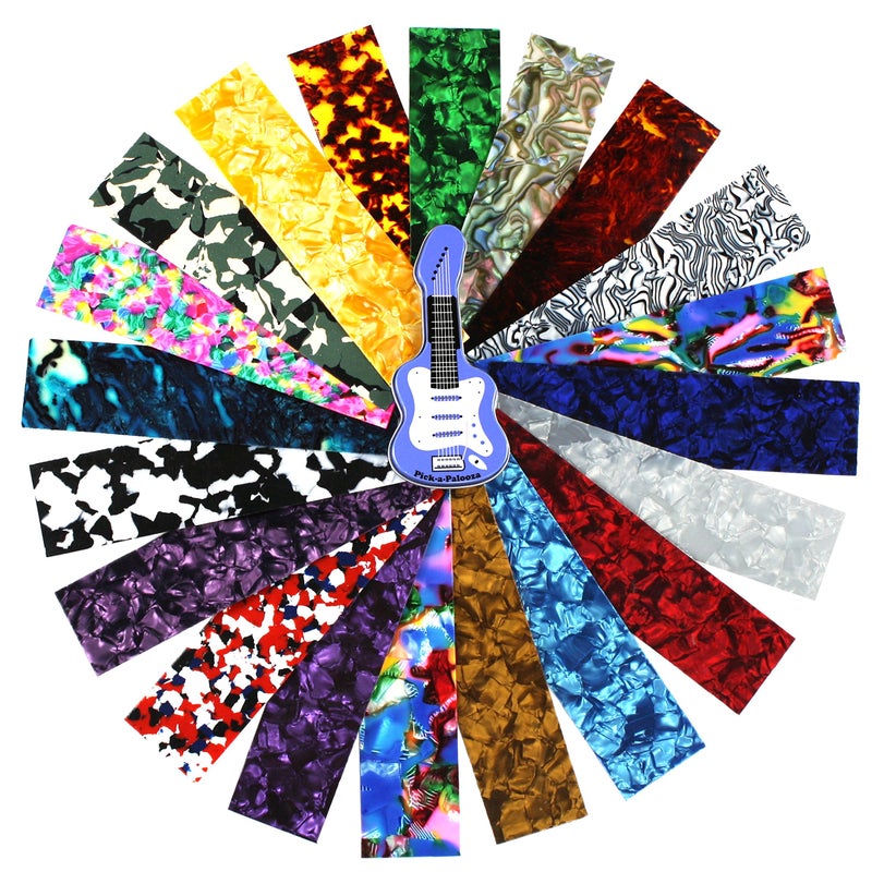 Pick-a-Palooza Custom Strip Pack for Guitar Pick Maker - Wide Variety of Strips for Crafting Picks with Any Pick Punch - Blaze - Image 1